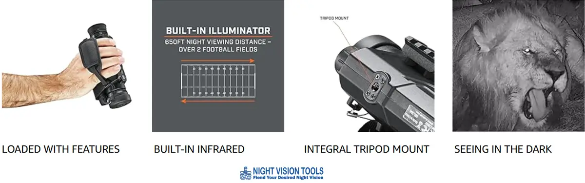 Digital Equinox X650 Night Vision Performance in Darkness