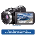 Video Camera Camcorder Full HD 1080P 30FPS 24.0 MP IR