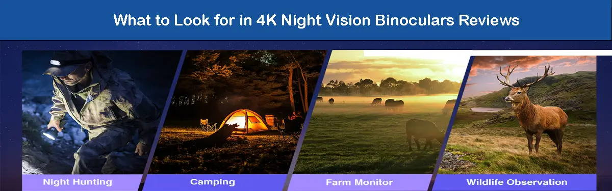 What to Look for in 4K Night Vision Binoculars Reviews